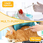 100 Pack Luer Lock Syringe 1ml with 27Ga 1/2 Inch Needle - Disposable Syringes 1ml with Sharp Needles - Individually Sealed, Sanitized 1ml Syringes with Needle Set for Refilling Liquid, DIY