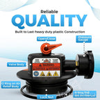 Aquatonics Replacement DEX2420MAR2 Manual Air Relief Valve Assembly with Pressure Gauge and O-Rings - Compatible with Hayward Pro Grid DE Filters, SwimClear Cartridge Filters - 1 Year Warranty