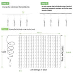 Solhice LED Curtain Lights Outdoor 20ft x10ft, 600 LED Plug in Hanging String Lights Indoor Bedroom, Twinkle Light Backdrop for Outside Wedding Decor, Warm White (Not Connectable)