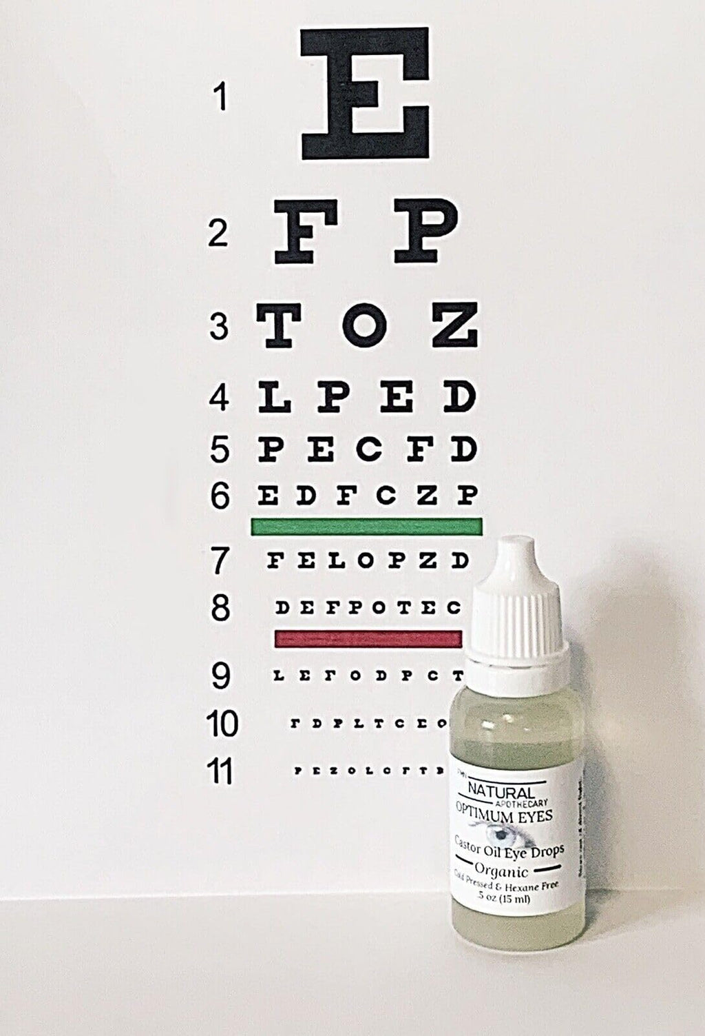 Organic Castor Oil Eye Drops FMN Natural Apothecary 100% Pure Cold Pressed Hexane Free Soothes Dry Irritated Eyes Provides Deep Hydration and Moisture Gentle and Safe for Daily Eye Care