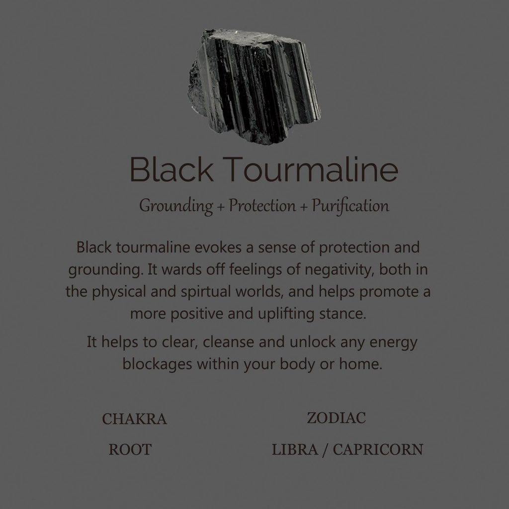 HASKARE Natural Stone Tourmaline Crystal Bracelets for Men, Protection Crystals Raw Black Tourmaline Beads Bracelet, Mens Energy Healing Bracelets for Anxiety, Handmade Bracelet Gifts for Men