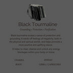 HASKARE Natural Stone Tourmaline Crystal Bracelets for Men, Protection Crystals Raw Black Tourmaline Beads Bracelet, Mens Energy Healing Bracelets for Anxiety, Handmade Bracelet Gifts for Men