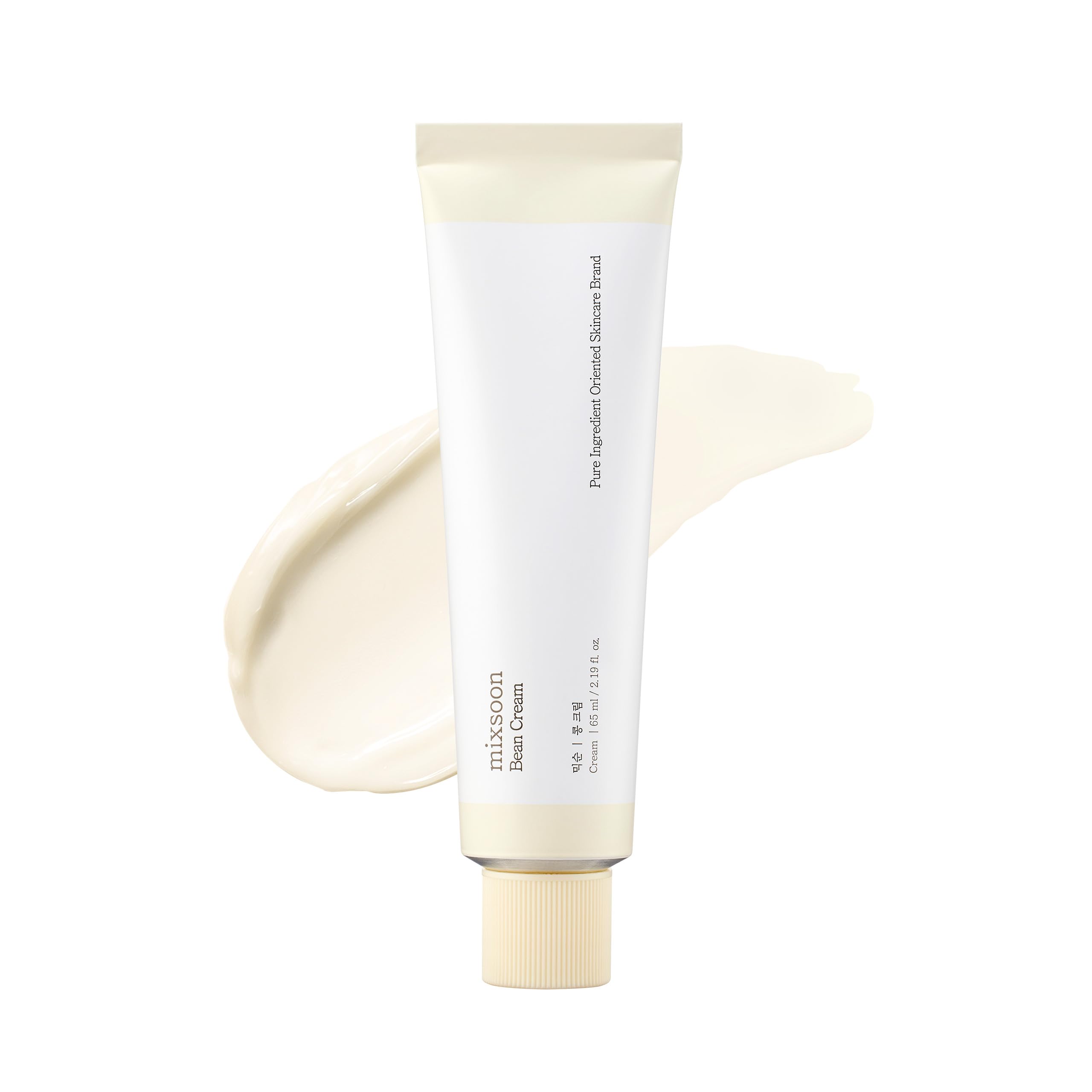mixsoon Bean Cream-Deep Moisturizer Face Cream, Hydrating and Smoothing for Face, Fermented Soybean Extract, Lightweight Non-Sticky Finish 65ml / 2.19 fl.oz. Korean Glass Skin Care