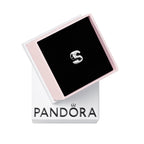 PANDORA Letter S Alphabet Charm - Compatible Moments - Gift for Her - Made with Sterling Silver - with Gift Box