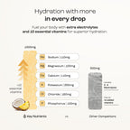 KEY NUTRIENTS Multivitamin Electrolytes Powder No Sugar - Tropical Pineapple Coconut Electrolyte Powder - Endurance & Energy Supplement - Hydration Powder - No Calories - 90 Servings - Made in USA