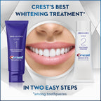 Crest 3D White Brilliance 2-Step Teeth Whitening Toothpaste Kit, Deep Cleansing Toothpaste (4.0 oz) and Whitening Gel Finisher (2.3 oz), Daily At-Home Whitening System