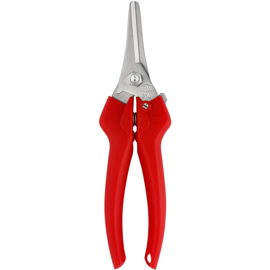 Felco F310 Pruning Snips – 7.3" Lightweight Garden Clippers for Fine Trimming & Harvesting | Pruning Shears for Gardening | Garden Snips and Pruners with Forged Aluminum Handles, Precision Tip