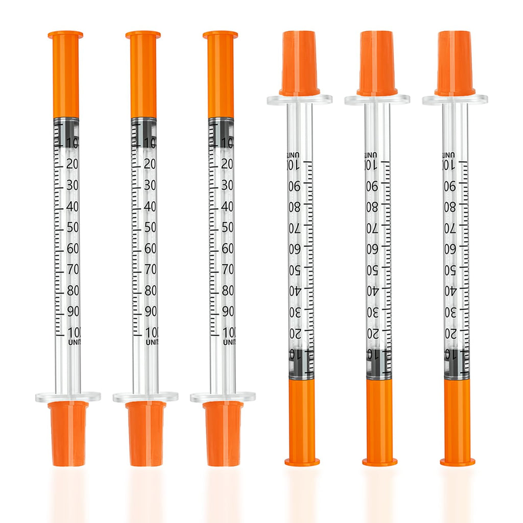 1cc U-100 Jeringa, 1ml 31G 1/2"(12.7mm) Individually Wrapped, Box of 100