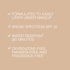 Neutrogena Purescreen+ Mineral UV Tint Face Liquid Tinted Sunscreen - with 100% Mineral Actives & Vitamin E, Enhances Natural Tone, Water Resistant, Broad Spectrum SPF 30, 1.1 fl oz