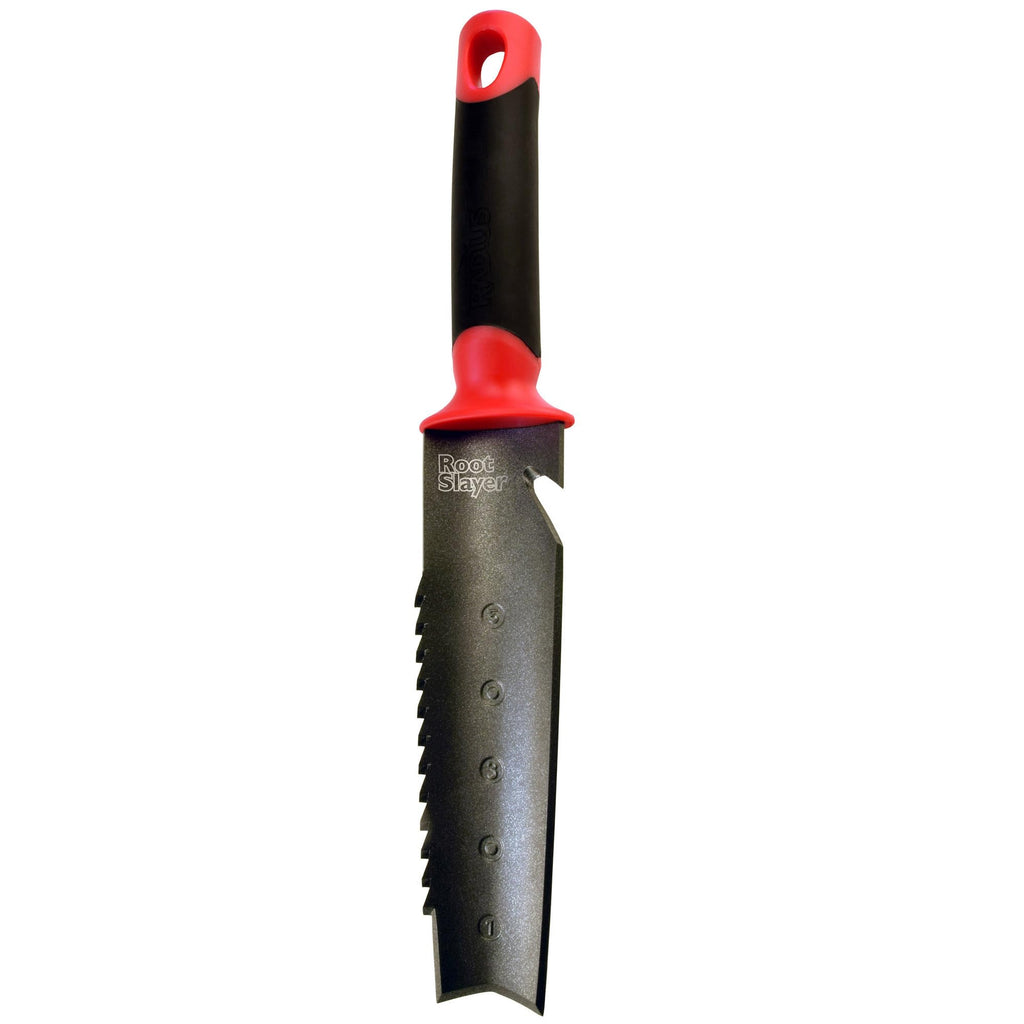 Root Slayer 17211 Soil Knife with Holster, Red