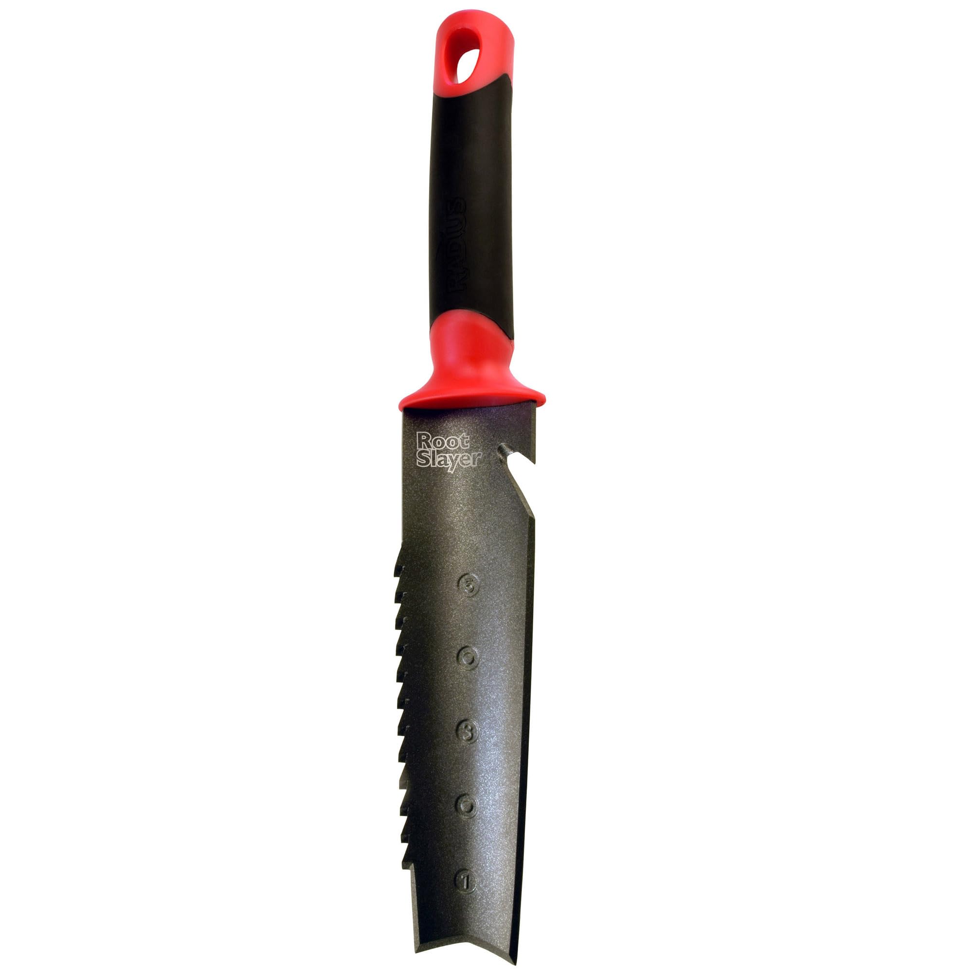 Root Slayer 17211 Soil Knife with Holster, Red