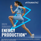 Vitamatic Folic Acid, Vitamin B12 & B6 – 180 Fast Dissolve Tablets Heart Health, Energy Production & Red Blood Cell Support (Pack of 2)