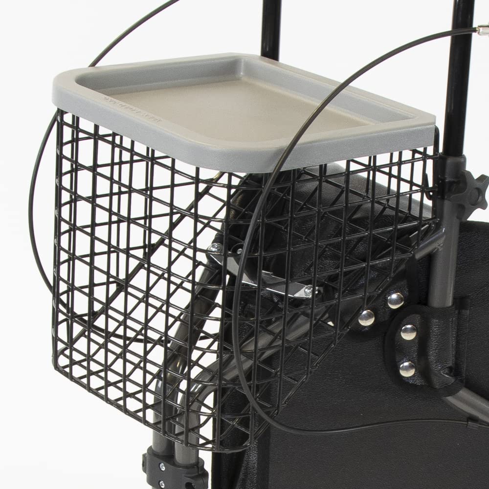 Basket & Tray Set Add-on for NRS Healthcare 3 Wheel rollator