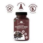 SAPTAMVEDA Natural Kaunch Beej Extract-500mg 60 Veg Capsules (Pack of 1)
