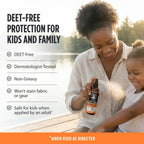 Grandpa Gus's Natural Tick and Mosquito Repellent Spray, DEET-Free, Plant-Based, Up to 8 Hours, Safe for Kids When Used as Directed, 4 oz 2 Pack