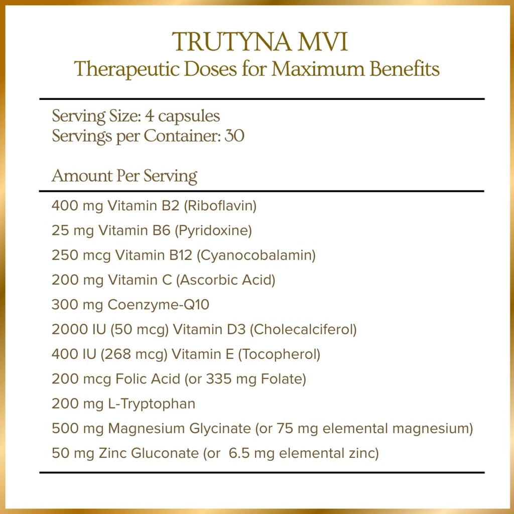 Trutyna MVI - Migraine Relief, Vestibular Support, Brain Health - Naturally Putting Things Together