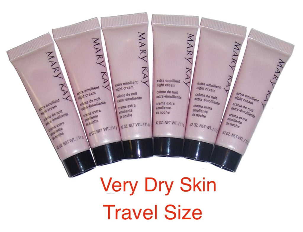 Lot of 6 Mary Kay Extra Emollient Night Cream ~ Travel Size ~ Set / Pack by Chom