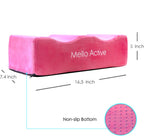 Mello Active BBL Pillow After Surgery (Pink) — Heal Faster & Protect Your Shape | Doctor-Approved Recovery Cushion, Firm Memory Foam Support to Keep Your Curves & Confidence