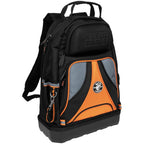 Klein Tools 55421BP-14 Tool Backpack, Heavy Duty Tradesman Pro Tool Bag Organizer with 39 Pockets, Molded Bottom