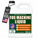 Fog Machine Liquid, 32 oz, High-Density, Long-Lasting, Water-Based Formula