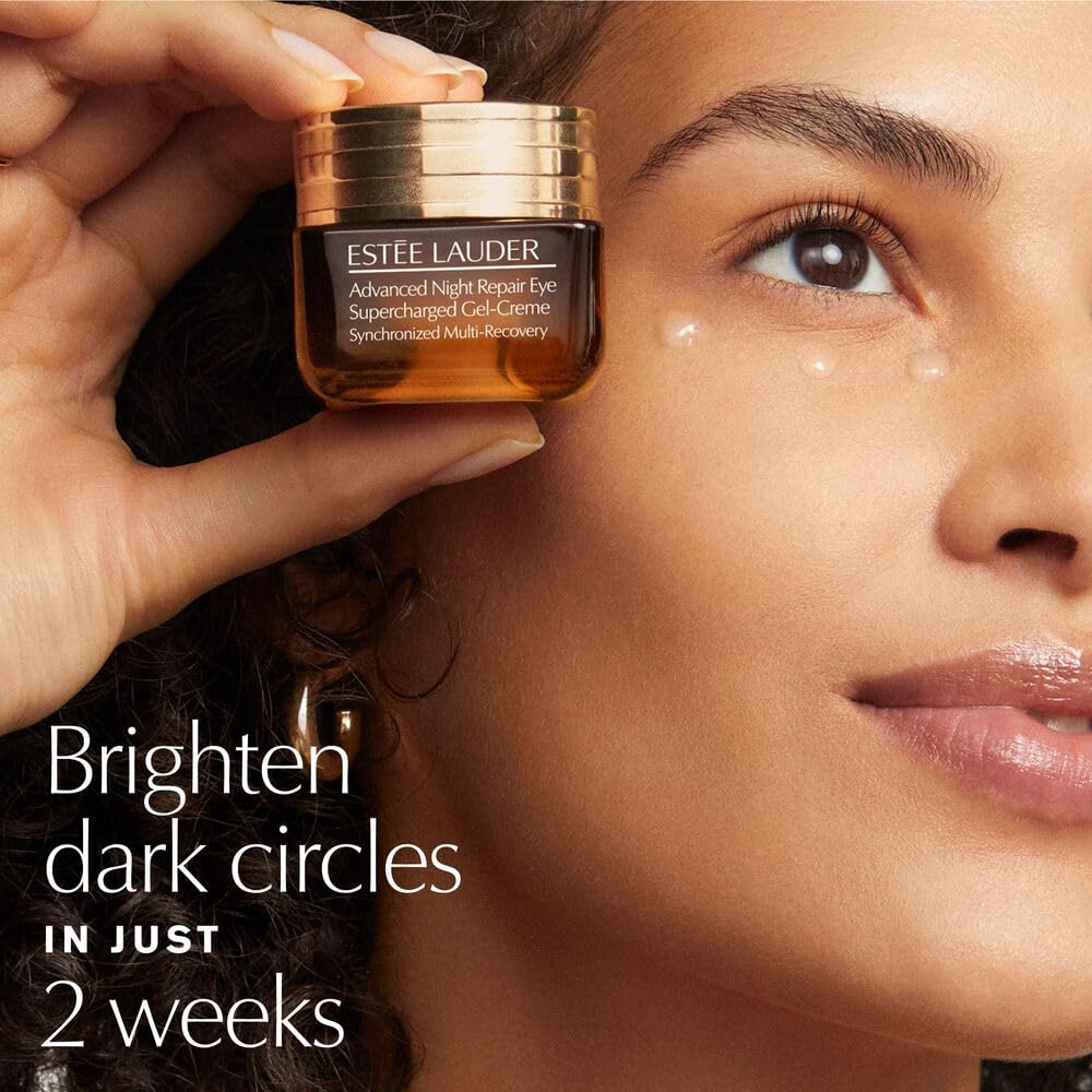 Estée Lauder Advanced Night Repair Eye Supercharged Gel-Cream Synchronized Multi-Recovery | Under Eye Cream for Dark Circles, 0.5 Fl Oz