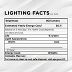 SLEEKLIGHTING GU24 13W T2 Spiral CFL Light Bulb 2700K Warm White 2-Prong