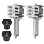 2.0 Upgrade A1/A1 Mini Hotend 0.4mm Stainless Steel Nozzle Fast Speed&High Temp Integrated Structure Hot End Replacement with Silicone Cover Compatible with Bambu Lab A1/A1 Mini 3D Printers-2PCS