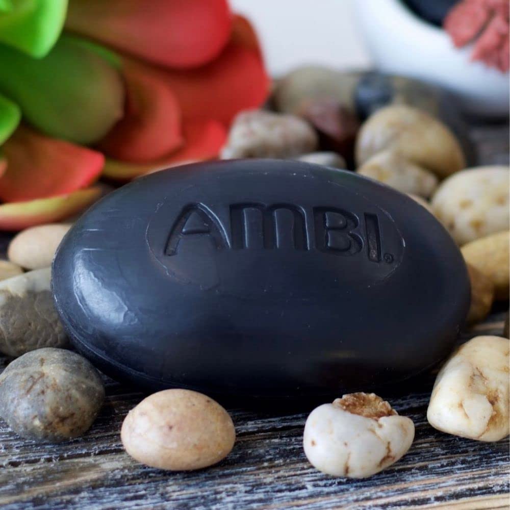 Ambi Skincare Black Soap with Shea Butter, 3.5 Oz (Pack of 6)