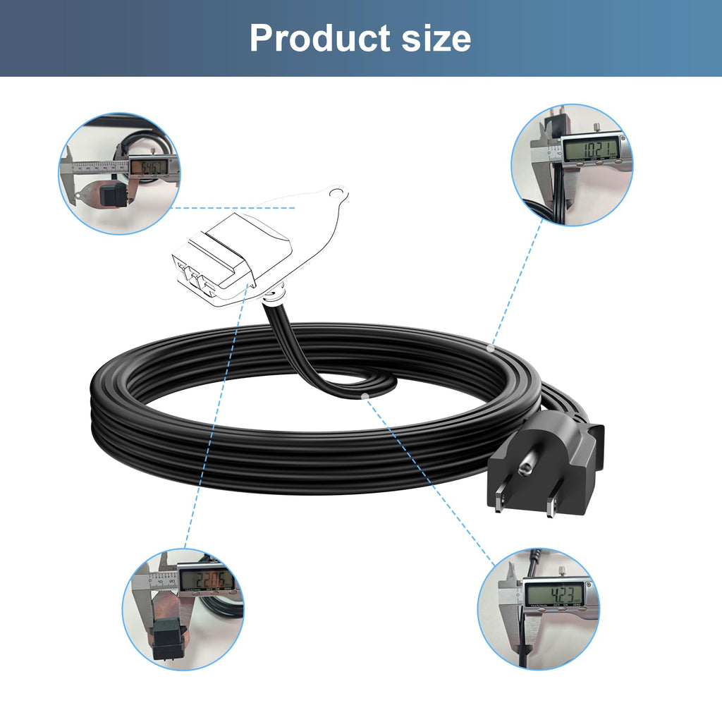 Solopen EZ Connect Power Cord for insinkeator Garbage Disposal 4-Foot Power Cord for EZ Connect Power and Advanced Series Continuous Feed Food Waste Disposer Models, Compatible with CRD-EZ