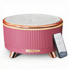 500ML Large Capacity Essential Oil Diffuser, Ultrasonic Aromatherapy Diffuser with 7 Color LED Lights with Remote Control, Cool Mist Humidifier, Timed Mist, Auto Shut-Off (Pink)