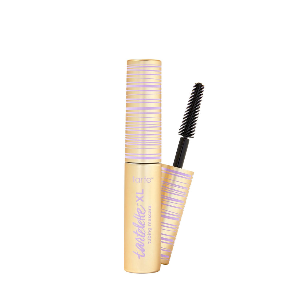 tarte tartelette XL tubing mascara – Lash Extensions in a Tube with Peptide, Extra-Bold Buildable Length & Volume, Smudge-Proof Longwear, Easy-to-Remove, Vegan & Cruelty-Free, travel size, black