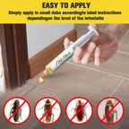 TSCTBA Cockroach Repellent, Cockroach Deterrent,Roach Away, Natural Roach Repellent Indoor, Eco-Friendly Indoor Outdoor - Strongly and Effectively Roach Control - 4P