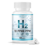 Hydrogen Water Tablets, H2 Molecular Hydrogen with Magnesium, 10 PPM Hydrogen Tablets for Drinking Water, Supports Physical Recovery, Brain Health&Cellular Energy - Non-GMO, Gluten-Free 120 Tablets.