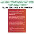 Quality Chemical Heavy Duty Liquid Alkaline Commercial Dishwasher Detergent (1 Gallon) - Rinse All/Commercial Industrial Grade Rinse Aid/Dishwasher Rinse Aid, heat and cool dry Finish (1 Gallon)