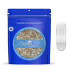 Capsuline Size 000 Empty Gelatin Capsules, Clear - 1000 Count | Gluten Free, Kosher, Non-GMO Certified | Pure Bovine Pill Caps for DIY Supplement Filling
