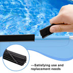 Svepndic 60PCS Coping Strips for Overlap Above Ground Pool Liner Coping Strips,Pool Coping Clips Replacement Kit for 24ft Round Pool