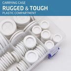 66Pcs Rubber Grommet Assorted Kit, Drill Hole Firewall Hole Plugs Wire Protection, 6 Sizes 1-13/16" 1-1/2" 1" 7/8" 5/8" 3/16"