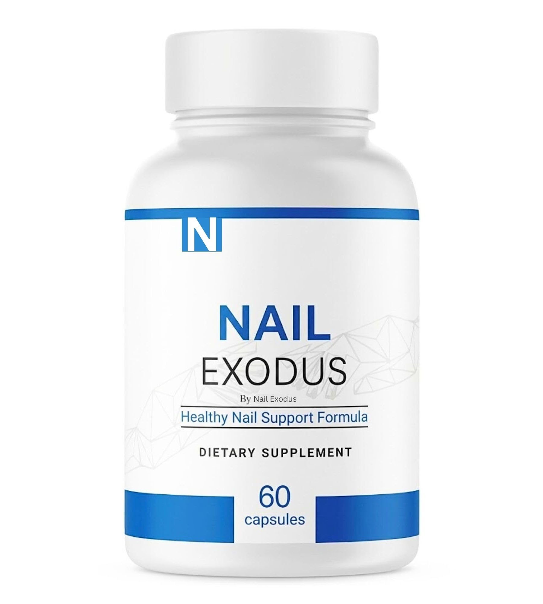NAIL EXODUS – Vitality Healthy Supplement, Daily Nail Care Capsules for Healthy Looking Nails, Beauty & Wellness Dietary Supplement – 60 Capsules