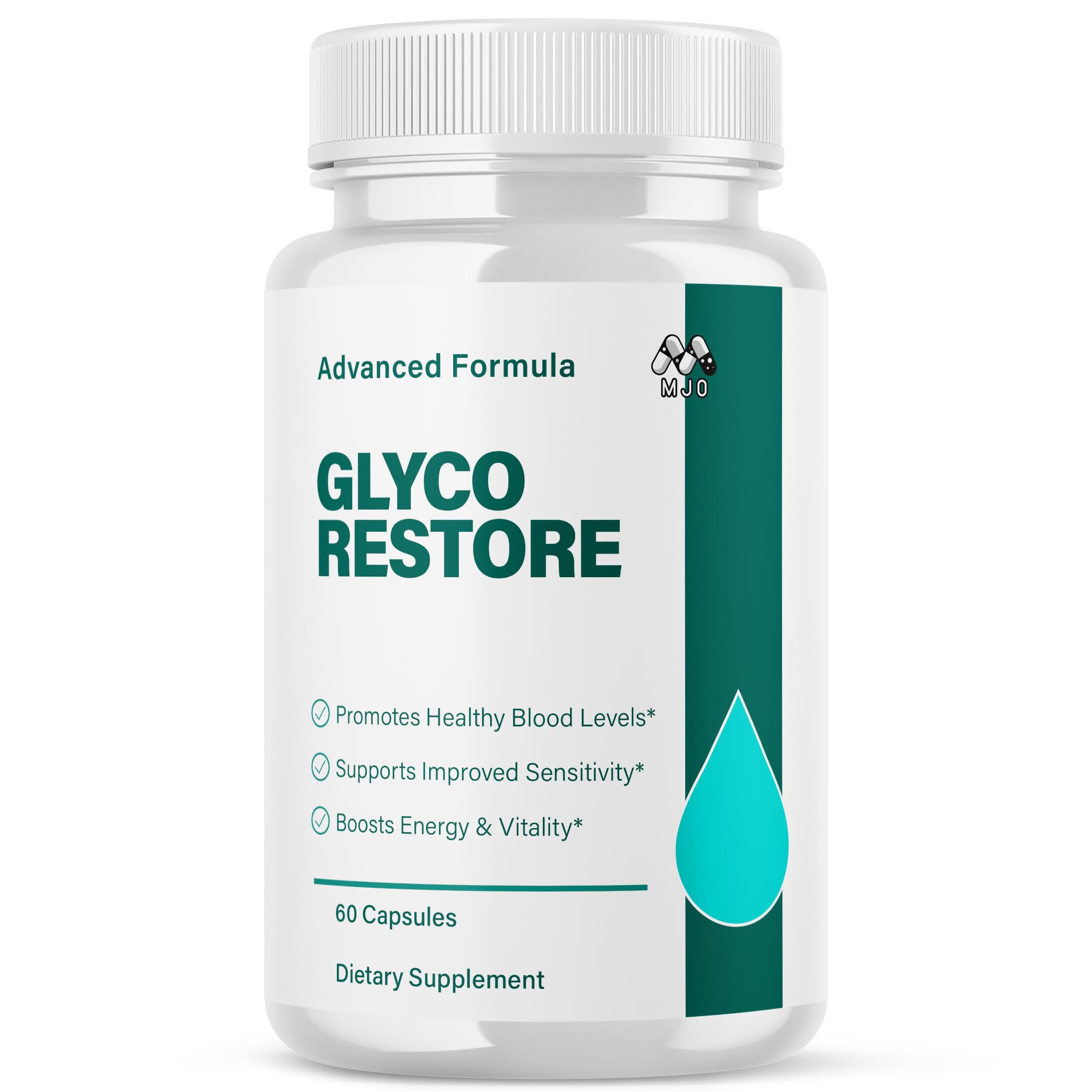 Glyco Restore Capsules, Official GlycoRestore Pills with All Natural Ingredients, Advanced Overall Health and Wellness Vitamin Support Supplement with Max Strength Multivitamins Support (60 Capsules)