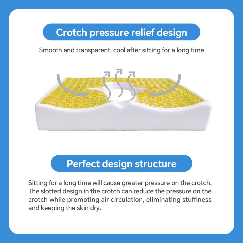 Eriro Anti Bedsore Cushion,Breathable, Comfortable, Pain-Relieving and Pressure-Sore Care Fiber Material Bed Sore Cushion for Butt, Suitable for bedridden Elderly and Disabled People