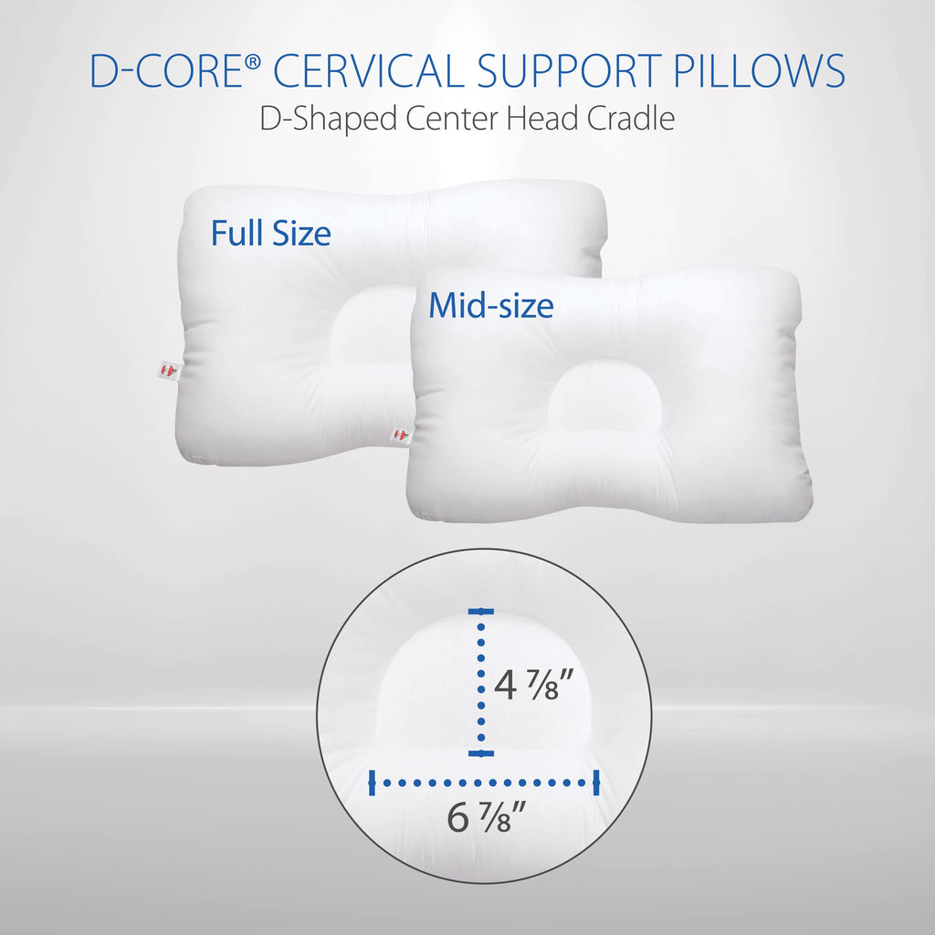 Core Products D-Core Cervical Support Pillow, Midsize - Firm