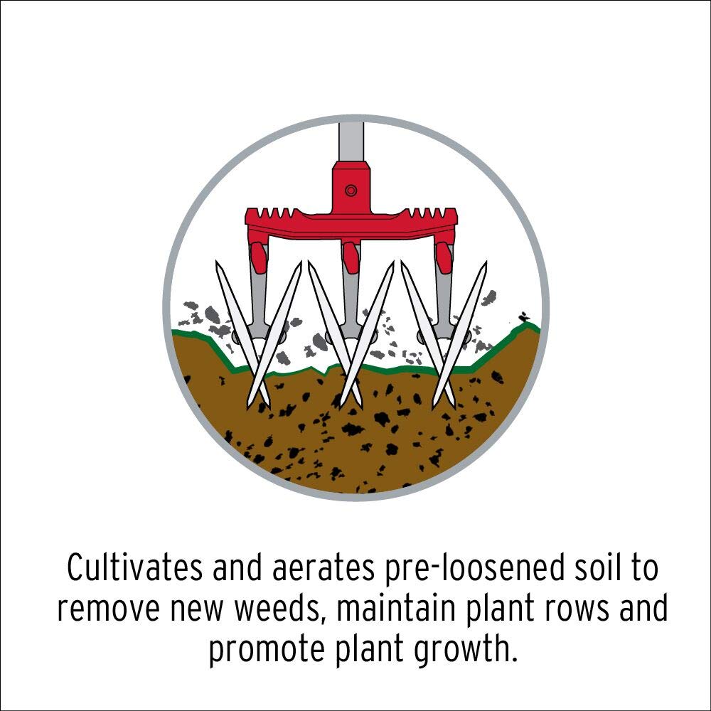 Corona LG 3634 DiscCULTIVATOR Garden Disc Cultivator, Red