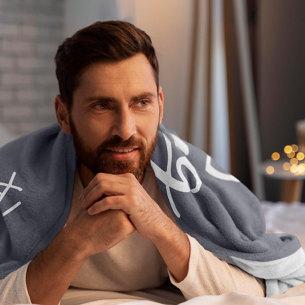 Pubrave Get Well Gifts for Women/Men, Birthday Gifts Hug Blanket 60x50in