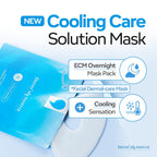 DERM·ALL MATRIX] Facial Cooling Care Mask 30g x 5 sheets. ECM. Deep hydration & Exfoliation. Cooling soothing effect.Natural Hydration & Refreshing Coolness.Korean Sheet Mask.