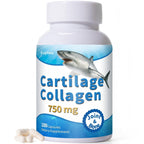 Euphea Cartilage, with Cartilage 750mg, Glucosamine & Collagen, Great for Seniors & Athletes, 100 Capsules