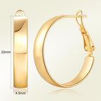 KATIE OTTE Hoop Earrings 14K Gold Hoop Earrings for Women