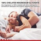 Magnesium Glycinate Gummies 400mg, Mg Potassium Supplement with Chelated Magnesium Malate Complex, Vitamin D, B6, and CoQ10, Supports for Memory, Calm, Mood & Sleep - 60 Count (Pack of 2)