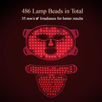 MEGELIN Led Red Light Therapy Face & Neck Mask, 7 Colors Led Light Therapy Facial Mask, Infrared Red Light Therapy Mask, Infrared Light Skin Rejuvenation(White)
