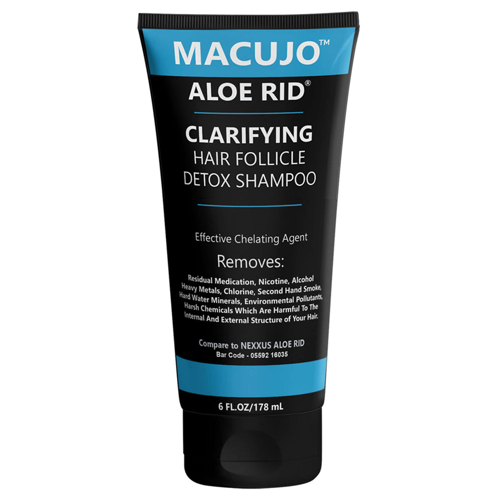 Macujo Aloe Rid Detox Shampoo and Zydot UltraClean Method, Deep Cleans, All Pollutants, Residual Medications, Nicotine, Alcohol, Chlorine, 2nd Hand-Smoke