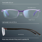 Gaoye 6 pack Executive Style Reading Glasses Men - Durable Readers with Blue Light Filtering - Comfortable Fit with TR90 Frames
